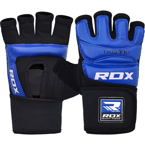 RDX T1 WTF BLACK TAEKWONDO GLOVES/Blu-1